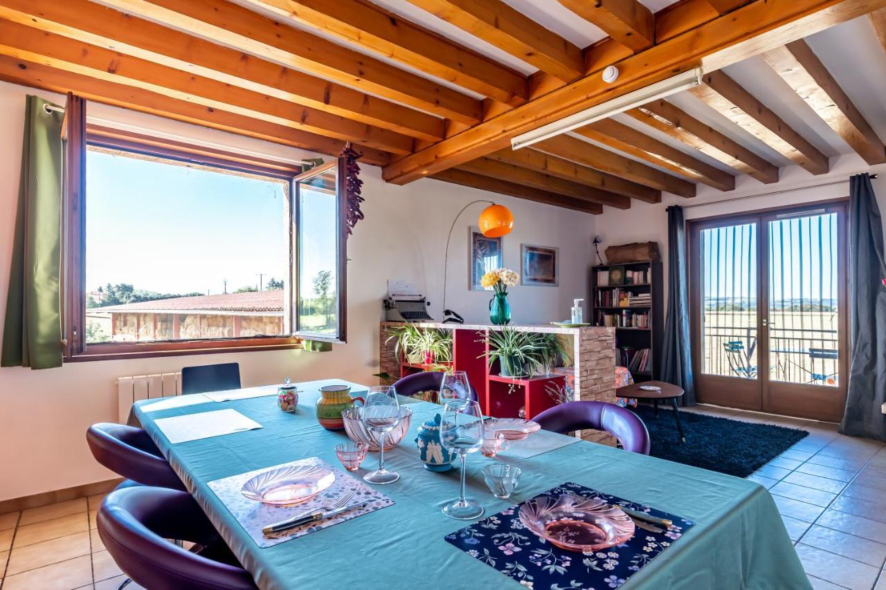 Logement 75M2, Avec Vue, Au Calme, Lyon A 25Km Communay Buitenkant foto